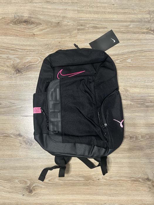 Nike Elite Backpack Black Pink Sport Gym School Streetwear Travel Bag Plecak Nike Elite Fashion