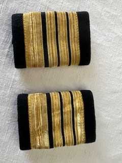 2 pares de galões de coronel do Exército Português
