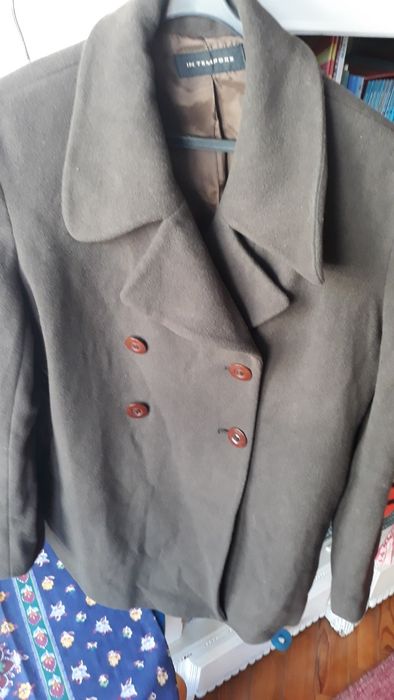 Casaco de Lã Castanho