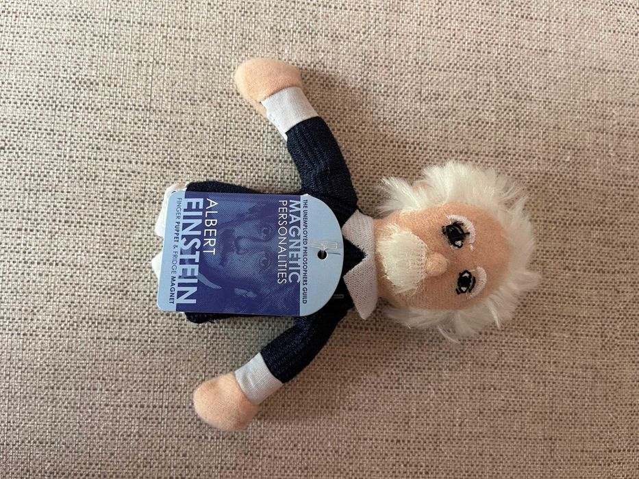 Marionete de Dedo Íman - Albert Einstein - Genial!