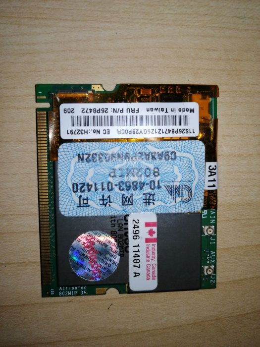 WIFI MiniPCI Actiontec 802MIP64584213350915121