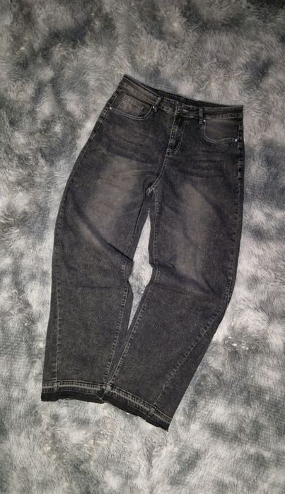 flared jesns сірі