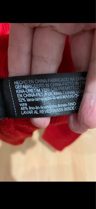 Massimo Dutti - Wełna i Len - sweterek