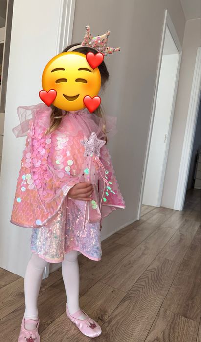 Оренда костюму  феї, принцеси ( сукня+ накидка+ паличка)