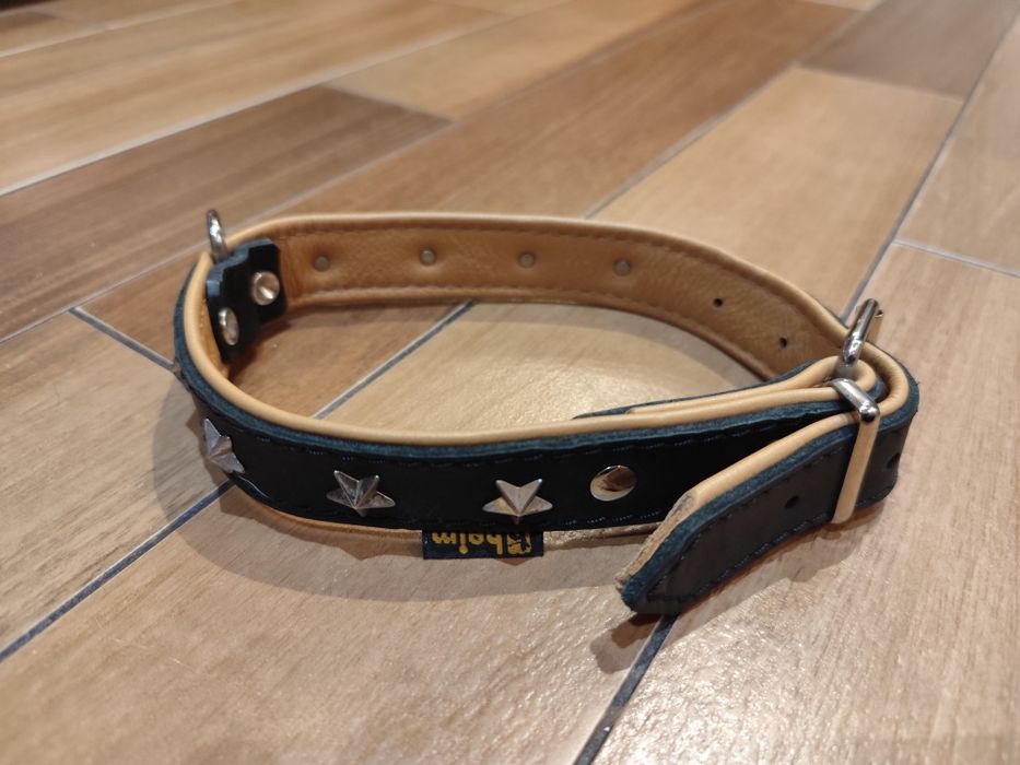 Obroża skórzana Heim obwód szyi: 38-46 cm