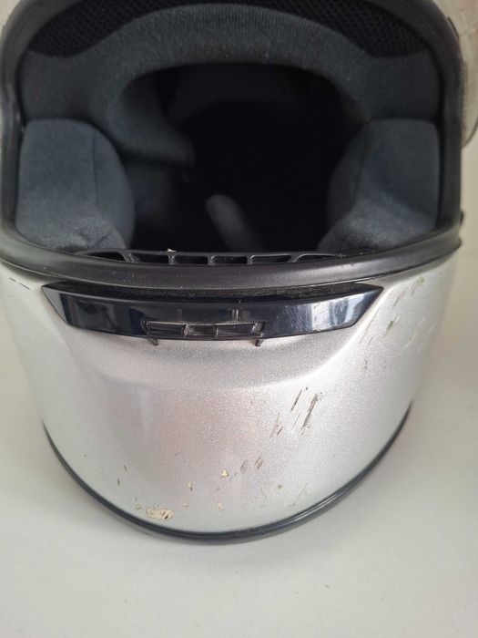 Kask motocyklowy SHOEI XR-800 integralny srebrny używany