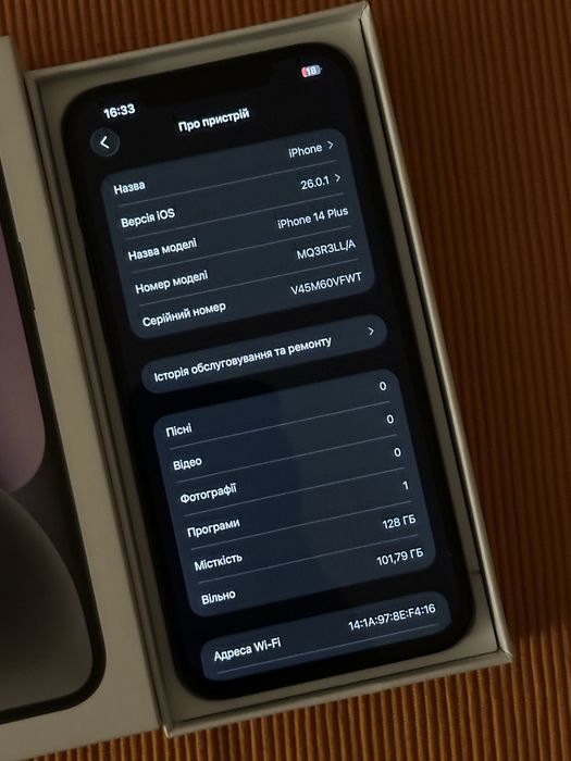 iPhone 14 Plus 128 Midnight