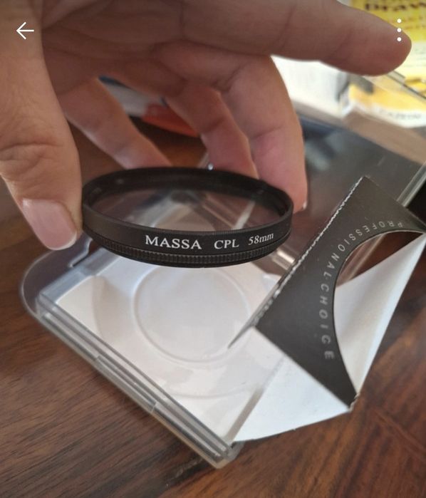 Filtr polaryzacyjny kołowy CPL fi58 mm Massa