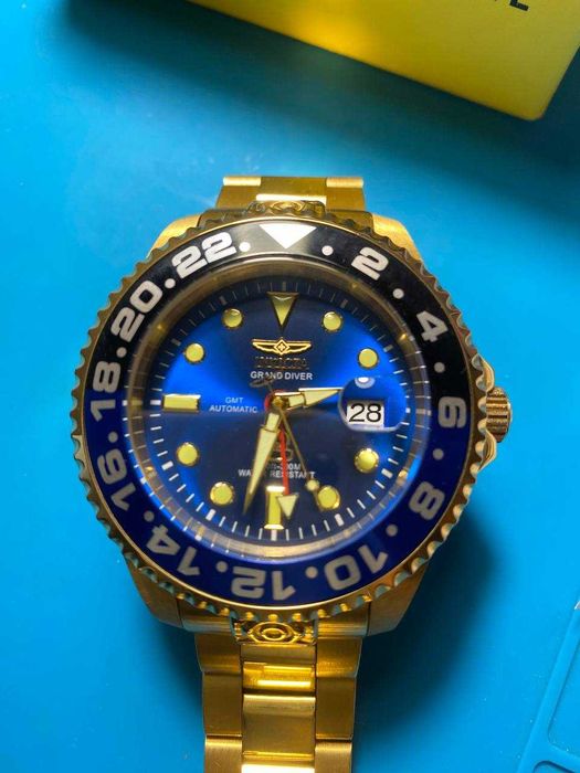 Часы INVICTA Pro Diver | Grand Diver c функцией gmt