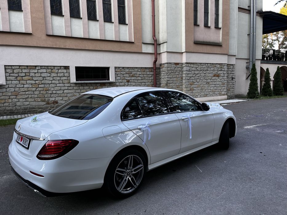 Piękne auto do ślubu Mercedes E Klasa AMG *WOLNE TERMINY*