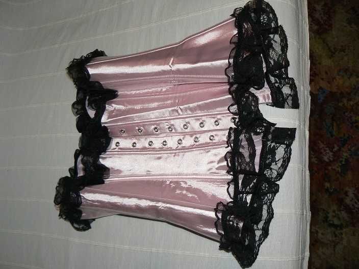 Gorset damski różowy