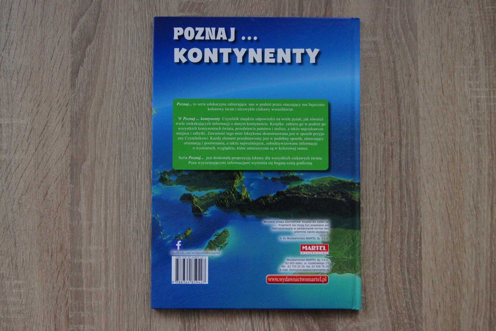 Ilustrowana Encyklopedia Poznaj Kontynenty stan bdb