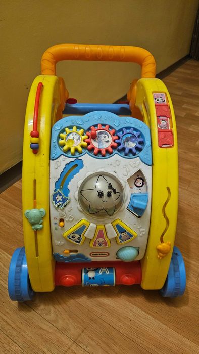 Jeździk chodzik zabawka grająca skoczek krzesełko