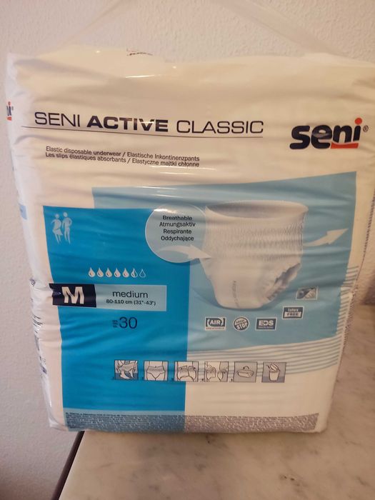 Slips descartáveis para seniores