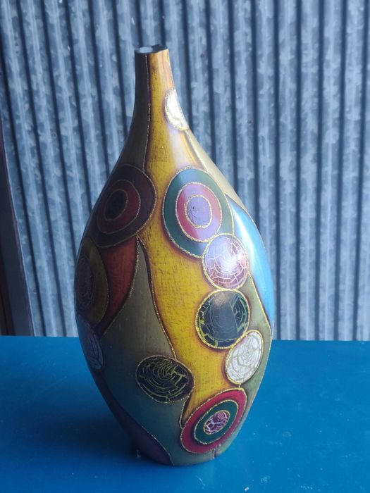 vaso pintado à mão