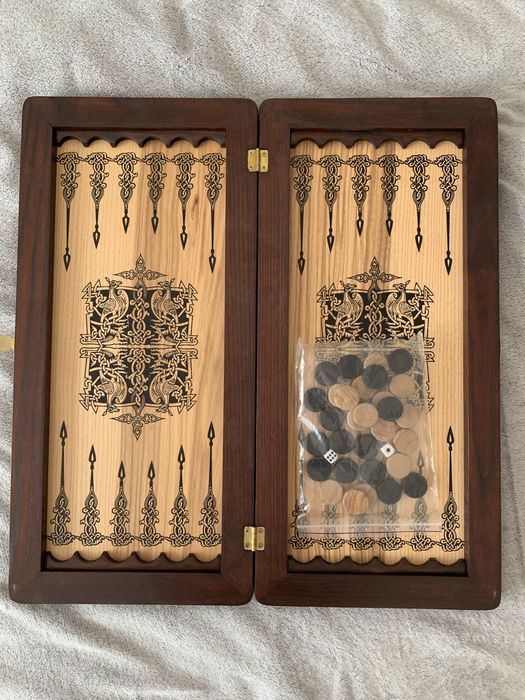 Gra planszowa Backgammon, nardy, tryktrak 50*53cm.