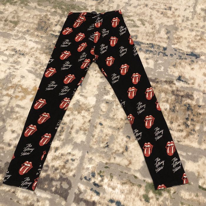Zara legginsy z nadrukiem stan idealny
