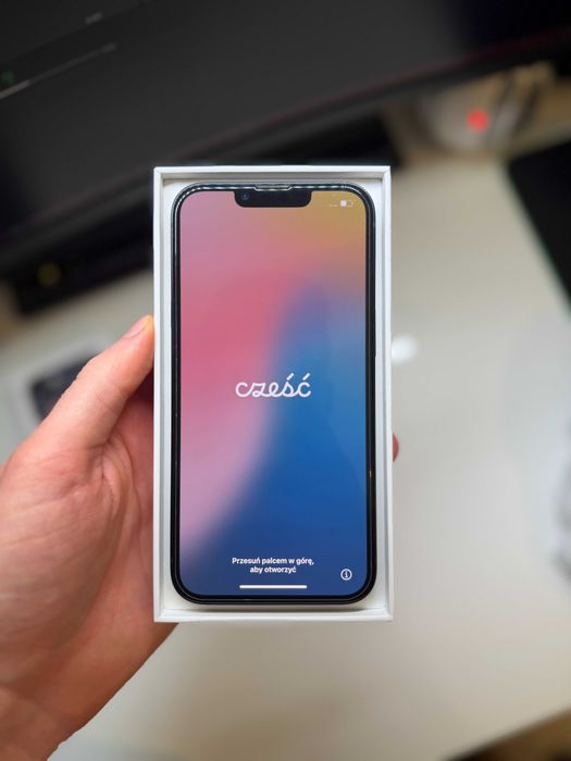 iPhone 13 128GB Midnight | Stan BDB | Zestaw