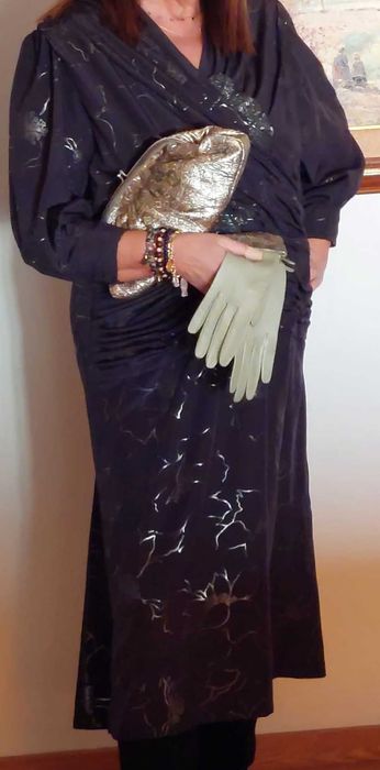 Roupas de festa em seda tamanhos grandes