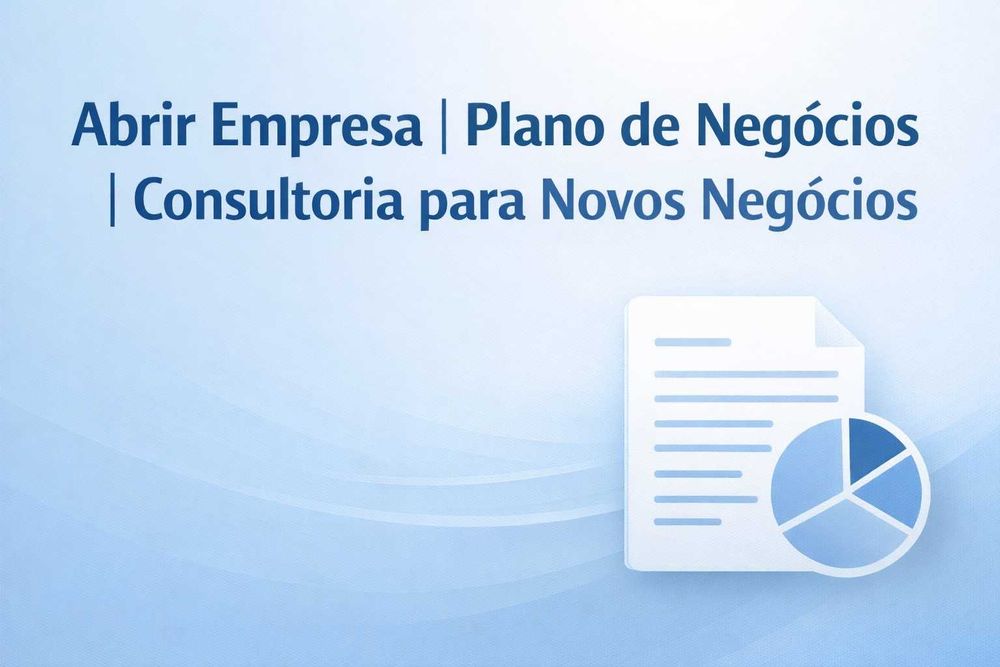 Apoio na Criação de Negócios e Plano de Negócios
