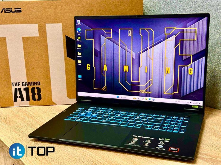 ASUS TUF A18" 144Hz/ AMD Ryzen 7-260/16Гб DDR5/1TB SSD/nVidia RTX 5050 8Gb /FA808U/ссд/інтел/амд/ігровий Ноутбук /потжний/іноваційний/геймерський/