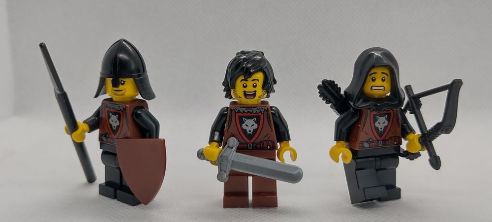 Pakiet 3 rycerzy Lego Wolfpack