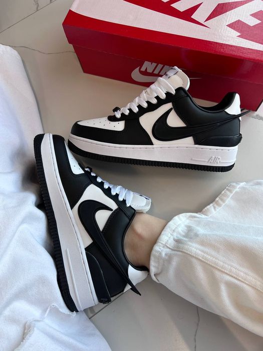 Кросівки Кроссовки Nike Air Force 1 Low x Ambush Black White Черный Белый Чорний Білий Кросовки Демісезон