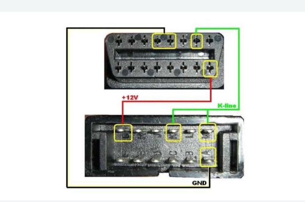 Перехідник OBD2 GM 12 для Автосканера на Ланос