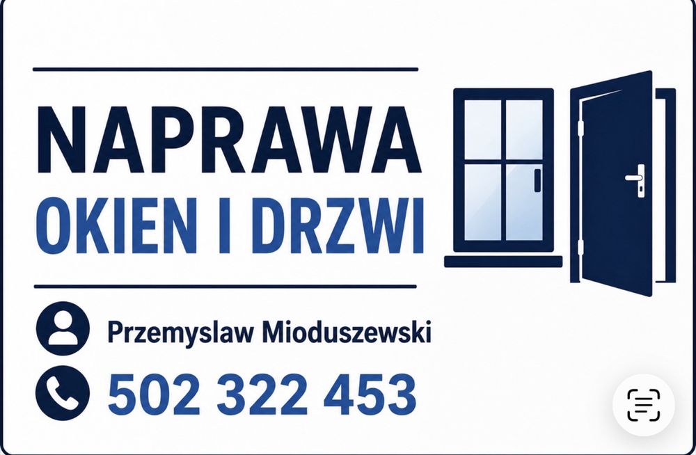 Naprawa okien i drzwi