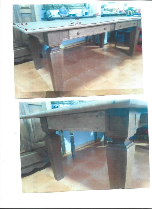 Mesa em madeira maciça