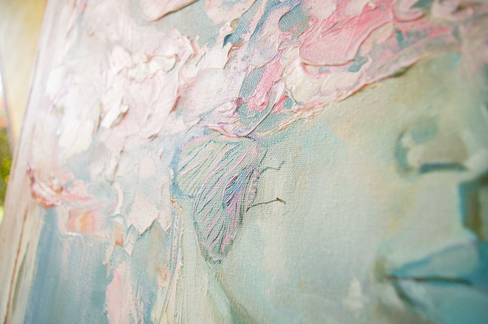 Картина Vanilla в пастельних тонах