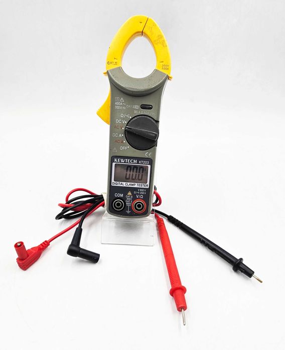 Miernik Cęgowy Kewtech KT203 + Kable