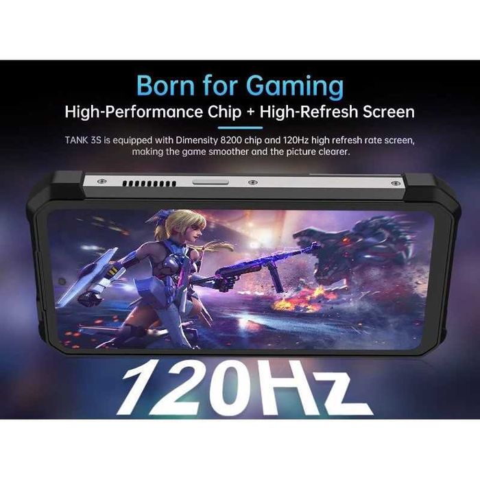 Unihertz 8849 Tank 3S 5G 12GB/256GB 15600mAh IP68 Projetor 3.1GHz