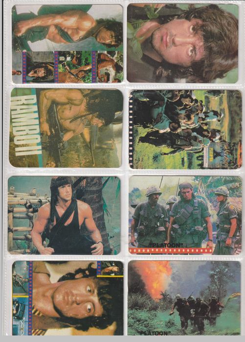 Coleção de 12 + 22 calendários tema cinema e Guerra