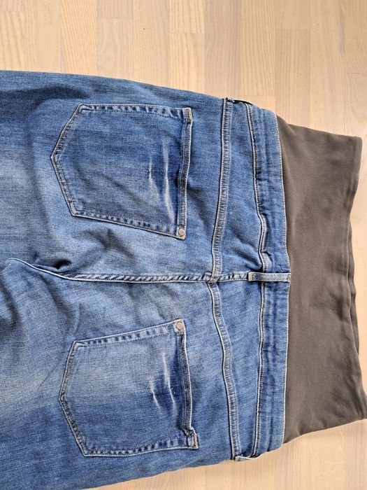 Jeansy ciążowe H&M Mama rozmiar 46 Spodnie dżinsowe