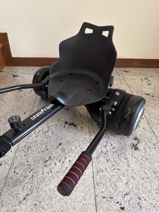Hoverboard e kart - skate flash com coluna bluetooth
