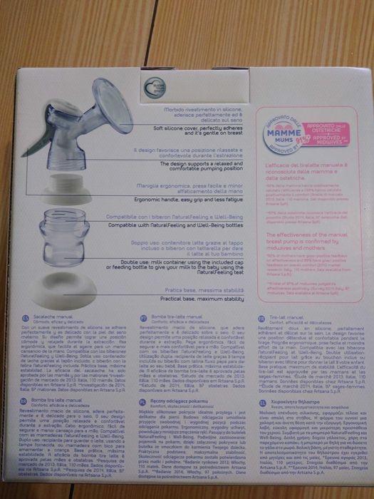 Chicco. Bomba nova manual extração do leite