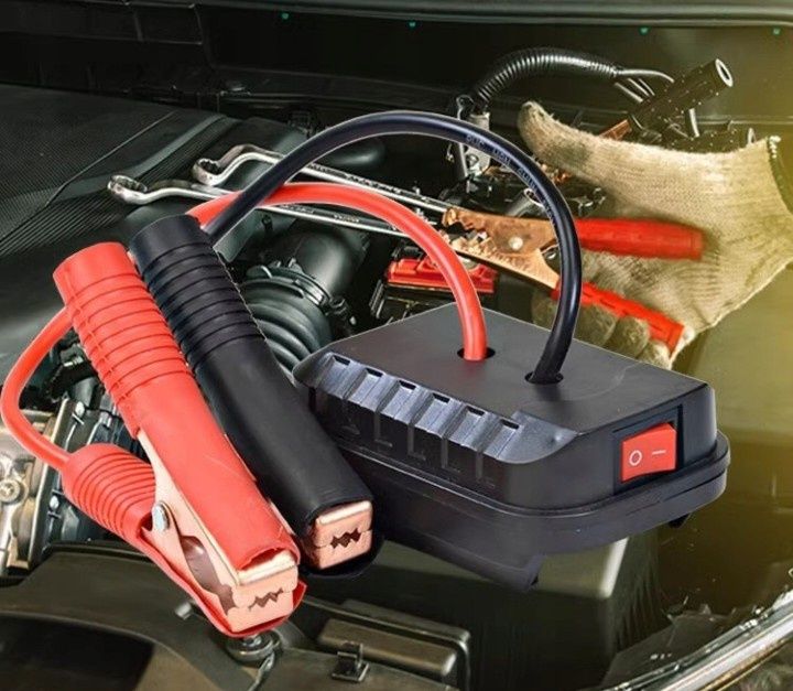 Jump starter uruchomienie ładowania akumulatora adapter