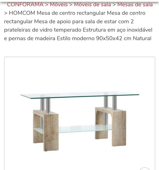 Mesa de centro sala