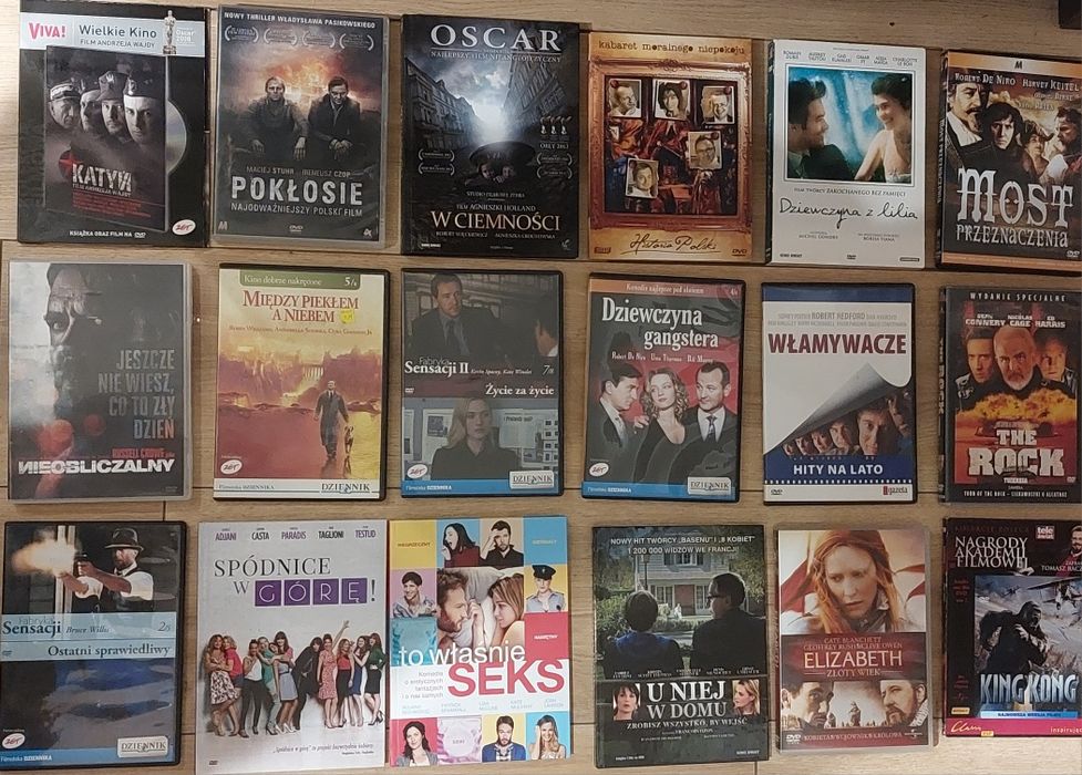 Oryginalne filmy DVD, kabarety i koncerty