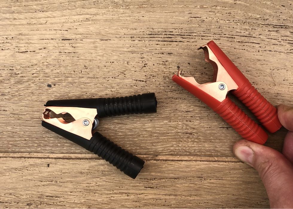 Зажими мідні 100А