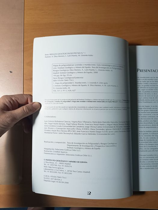 Mapas peligrosidad por avenidas e inundaciones - Guia metodológica