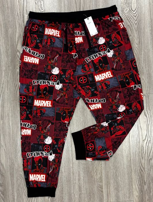 Next 2XL Флисовые Мужские пижамные штаны пижама дедпул дэдпул marvel