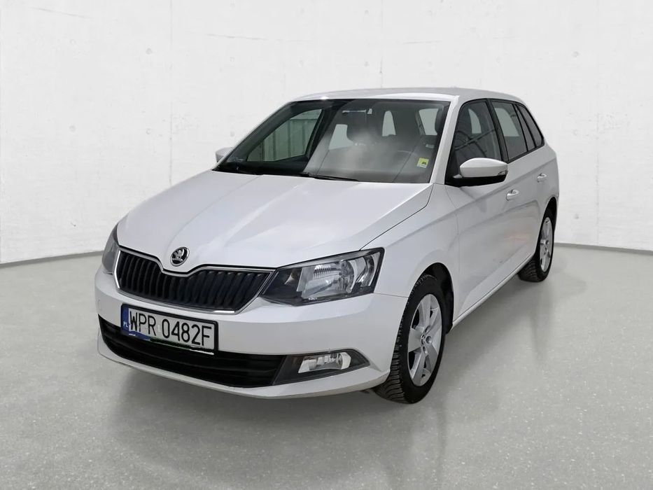 Skoda Fabia SALON POLSKA Bezwypadkowy Czujniki PARK Tempomat LED 95km 2kpl OPON