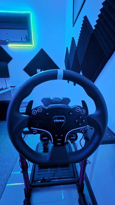 Volante DirectDrive SimRacing Moza R3 - Apenas base