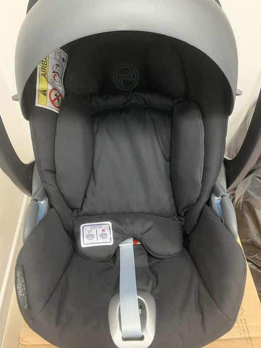 Cybex Zestaw 2w1 Baza Z-fix + Cloud Z 0-13 kg Deep Black Plus