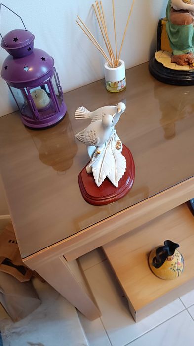 Toucador IKEA MALM (faia) com vidro e baú IKEA