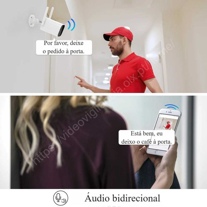 Conjunto 4 Câmaras ‼️ Bateria dura 120 dias ‼️ 3MP ‼️ S/Fios