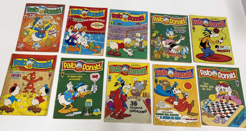 Grande Lote Pato Donald Morumbi INCLUI Nº 1, 2, 3 (120 Revistas)