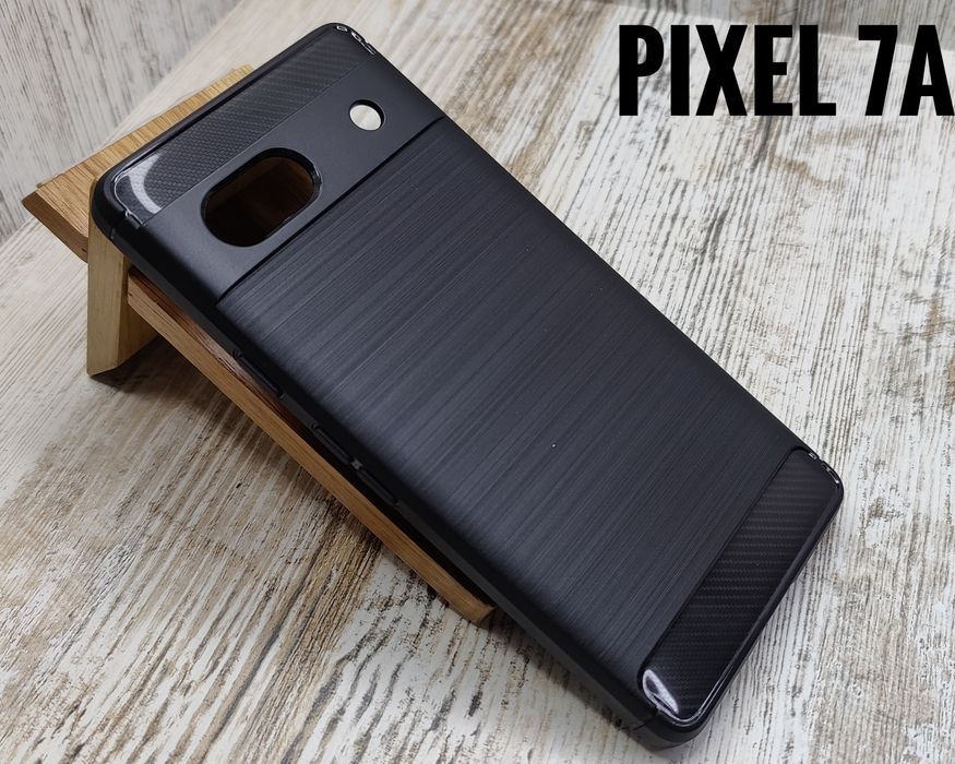 Чехол противоударный Carbon TPU на Pixel 7/ 7A/ 6 Pro  и др Чохол